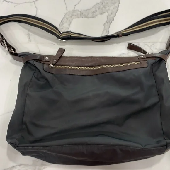 Rafe black satchel with multiple pockets